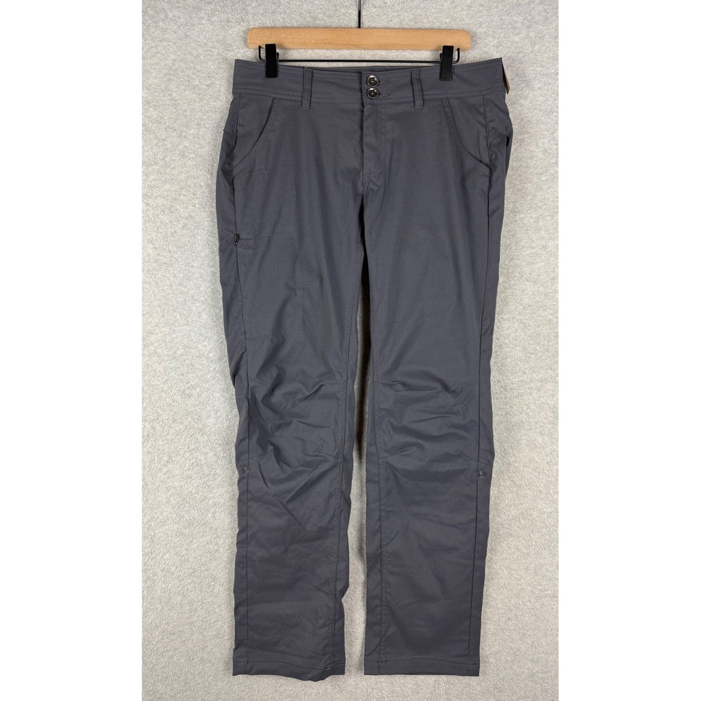 Prana Charcoal Straight Leg Pants